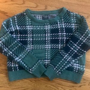 Abercrombie & Fitch Wool Blend Plaid Sweater-L